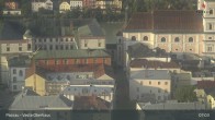 Archiv Foto Webcam Passau: Blick von der Veste Oberhaus auf Donau und Altstadt 01:00