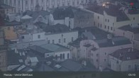 Archiv Foto Webcam Passau: Blick von der Veste Oberhaus auf Donau und Altstadt 04:00