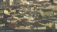 Archiv Foto Webcam Passau: Blick von der Veste Oberhaus auf Donau und Altstadt 07:00