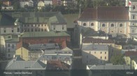 Archiv Foto Webcam Passau: Blick von der Veste Oberhaus auf Donau und Altstadt 08:00