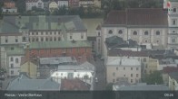 Archiv Foto Webcam Passau: Blick von der Veste Oberhaus auf Donau und Altstadt 09:00