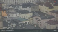 Archiv Foto Webcam Passau: Blick von der Veste Oberhaus auf Donau und Altstadt 08:00