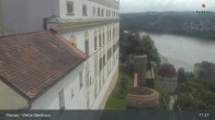 Archiv Foto Webcam Passau: Blick von der Veste Oberhaus auf Donau und Altstadt 10:00