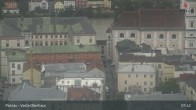 Archiv Foto Webcam Passau: Blick von der Veste Oberhaus auf Donau und Altstadt 08:00