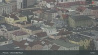 Archiv Foto Webcam Passau: Blick von der Veste Oberhaus auf Donau und Altstadt 07:00