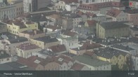 Archiv Foto Webcam Passau: Blick von der Veste Oberhaus auf Donau und Altstadt 10:00