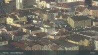 Archiv Foto Webcam Passau: Blick von der Veste Oberhaus auf Donau und Altstadt 07:00