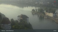 Archiv Foto Webcam Passau: Blick von der Veste Oberhaus auf Donau und Altstadt 07:00