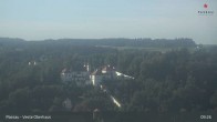 Archiv Foto Webcam Passau: Blick von der Veste Oberhaus auf Donau und Altstadt 08:00