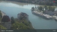 Archiv Foto Webcam Passau: Blick von der Veste Oberhaus auf Donau und Altstadt 10:00