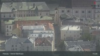 Archiv Foto Webcam Passau: Blick von der Veste Oberhaus auf Donau und Altstadt 14:00
