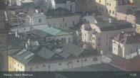 Archiv Foto Webcam Passau: Blick von der Veste Oberhaus auf Donau und Altstadt 08:00
