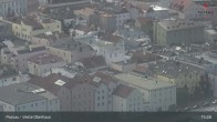 Archiv Foto Webcam Passau: Blick von der Veste Oberhaus auf Donau und Altstadt 14:00