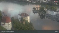 Archived image Webcam Passau: View from Veste Oberhaus 18:00