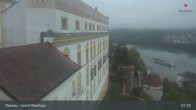 Archiv Foto Webcam Passau: Blick von der Veste Oberhaus auf Donau und Altstadt 06:00