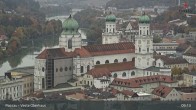 Archived image Webcam Passau: View from Veste Oberhaus 08:00