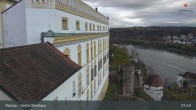 Archiv Foto Webcam Passau: Blick von der Veste Oberhaus auf Donau und Altstadt 07:00
