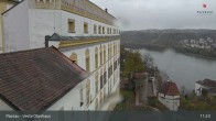 Archiv Foto Webcam Passau: Blick von der Veste Oberhaus auf Donau und Altstadt 10:00