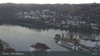 Archiv Foto Webcam Passau: Blick von der Veste Oberhaus auf Donau und Altstadt 06:00
