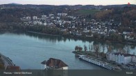 Archiv Foto Webcam Passau: Blick von der Veste Oberhaus auf Donau und Altstadt 12:00