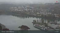 Archiv Foto Webcam Passau: Blick von der Veste Oberhaus auf Donau und Altstadt 10:00