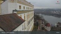 Archiv Foto Webcam Passau: Blick von der Veste Oberhaus auf Donau und Altstadt 09:00