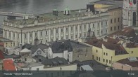 Archiv Foto Webcam Passau: Blick von der Veste Oberhaus auf Donau und Altstadt 10:00