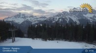 Archiv Foto Webcam Filzmoos: Bergstation Papagenobahn 20:00