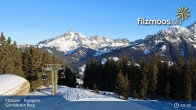 Archiv Foto Webcam Filzmoos: Bergstation Papagenobahn 08:00