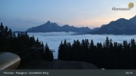 Archiv Foto Webcam Filzmoos: Bergstation Papagenobahn 04:00