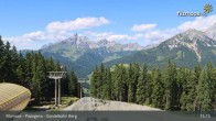 Archiv Foto Webcam Filzmoos: Bergstation Papagenobahn 14:00