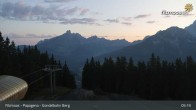 Archiv Foto Webcam Filzmoos: Bergstation Papagenobahn 04:00