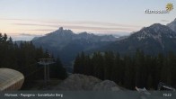 Archiv Foto Webcam Filzmoos: Bergstation Papagenobahn 18:00