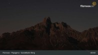 Archiv Foto Webcam Filzmoos: Bergstation Papagenobahn 23:00