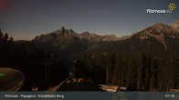 Archiv Foto Webcam Filzmoos: Bergstation Papagenobahn 00:00