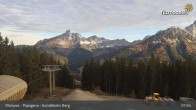 Archiv Foto Webcam Filzmoos: Bergstation Papagenobahn 07:00