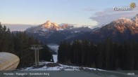 Archiv Foto Webcam Filzmoos: Bergstation Papagenobahn 07:00