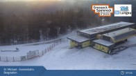 Archiv Foto Webcam St. Michael - Blick Bergstation Sonnenbahn Gondel 06:00