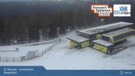 Archiv Foto Webcam St. Michael - Blick Bergstation Sonnenbahn Gondel 08:00