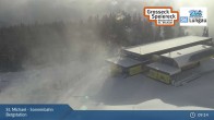 Archiv Foto Webcam St. Michael - Blick Bergstation Sonnenbahn Gondel 08:00