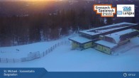 Archiv Foto Webcam St. Michael - Blick Bergstation Sonnenbahn Gondel 06:00