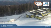 Archiv Foto Webcam St. Michael - Blick Bergstation Sonnenbahn Gondel 14:00