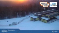 Archiv Foto Webcam St. Michael - Blick Bergstation Sonnenbahn Gondel 06:00