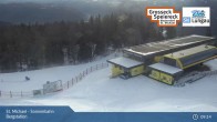 Archiv Foto Webcam St. Michael - Blick Bergstation Sonnenbahn Gondel 08:00