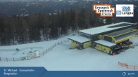 Archiv Foto Webcam St. Michael - Blick Bergstation Sonnenbahn Gondel 16:00