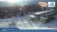 Archiv Foto Webcam St. Michael - Blick Bergstation Sonnenbahn Gondel 07:00