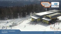 Archiv Foto Webcam St. Michael - Blick Bergstation Sonnenbahn Gondel 10:00