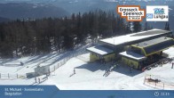 Archiv Foto Webcam St. Michael - Blick Bergstation Sonnenbahn Gondel 10:00