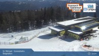 Archiv Foto Webcam St. Michael - Blick Bergstation Sonnenbahn Gondel 12:00