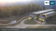 Archiv Foto Webcam St. Michael - Blick Bergstation Sonnenbahn Gondel 06:00